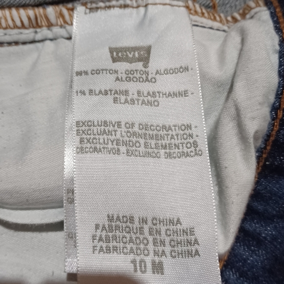 Levi's Dark Blue Women's Low Boot Cut 545 Jeans Size 10M - Picture 8 of 12